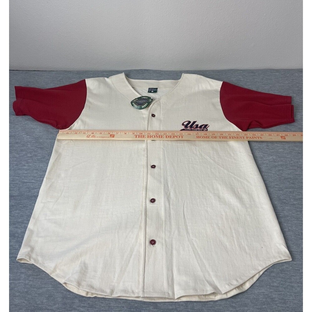 Vtg 90s USA Olympic Training Center Olympics Jersey MV Sports WOMENS LARGE NWT - Picture 6 of 9
